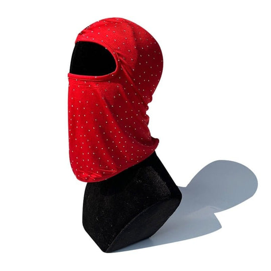 Cagoule de luxe diamantique
